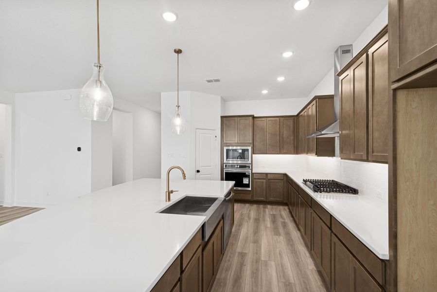 Furnished interior view inside a new home in Meridiana 55' Homesites, Manvel (Image 14).