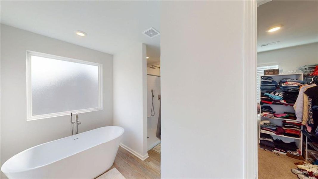 Furnished interior view inside a new home in The Enclave at Dial Farm Phase III, Walnut Grove (Image 10).