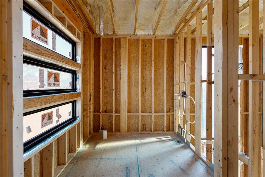 In-progress construction of a new home in , Duluth, GA (Image 26).