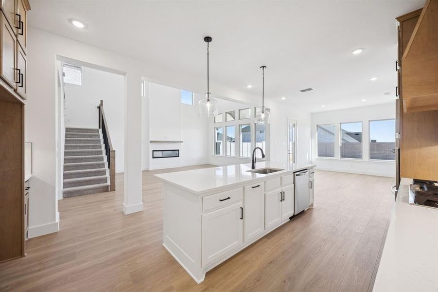 Furnished interior view inside a new home in , McKinney (Image 12).