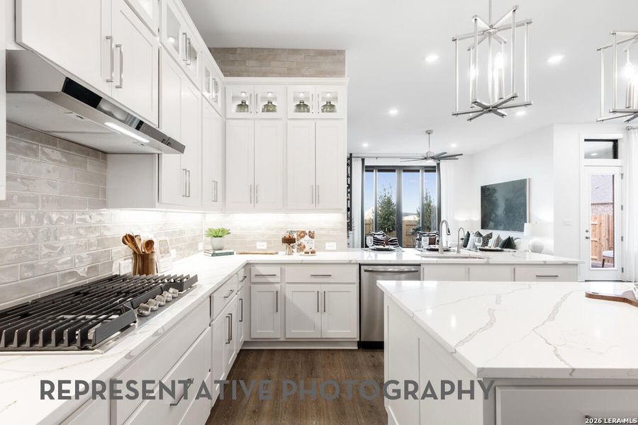 Furnished interior view inside a new home in The Ranches at Creekside, Boerne (Image 5).
