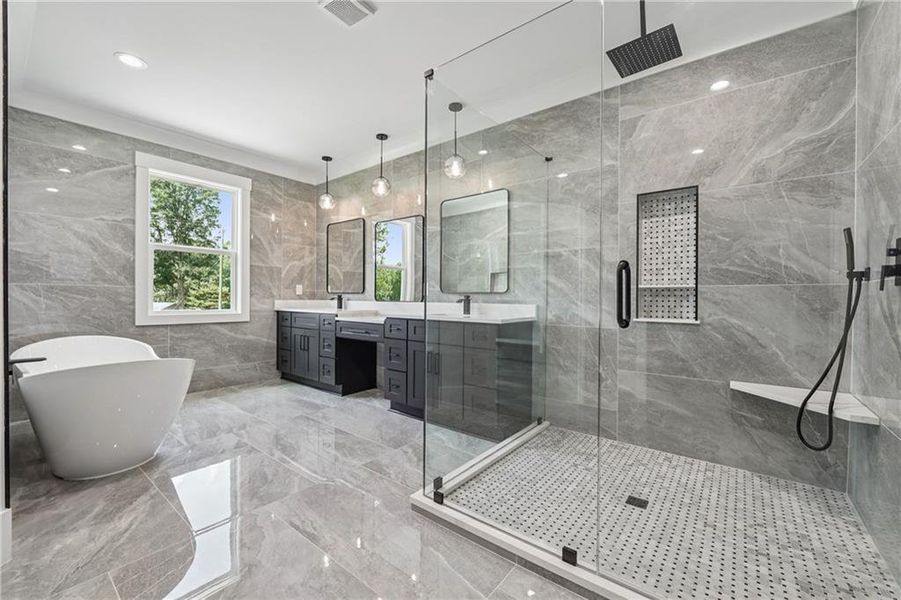 Furnished interior view inside a new home in , Commerce (Image 19).