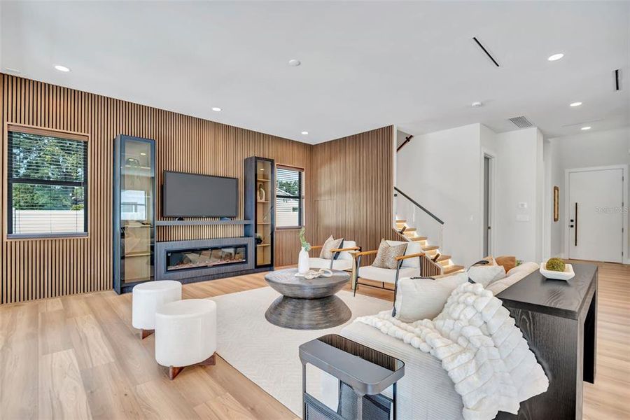 Furnished interior view inside a new home in , Tampa (Image 12).