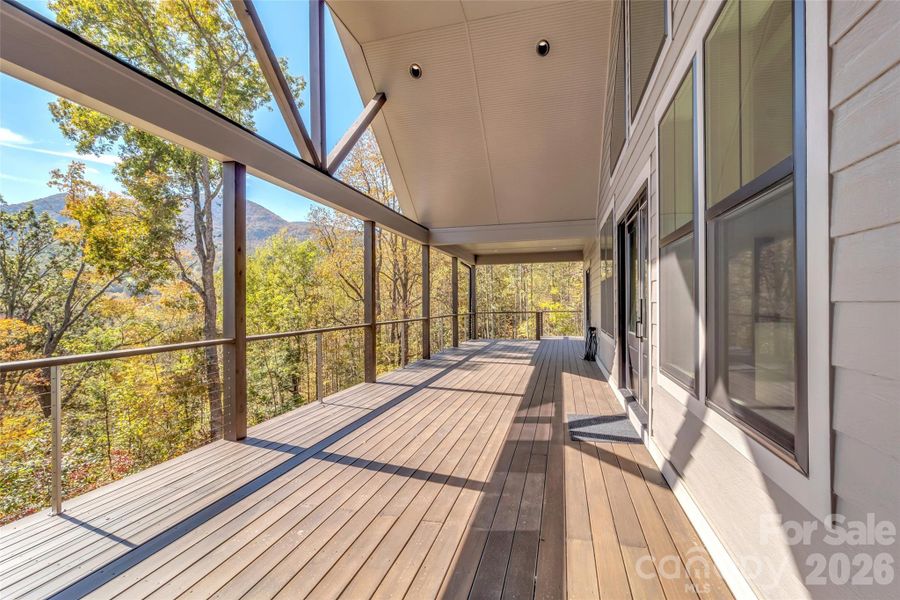 Exterior details and patio area of a home in , Waynesville (Image 3).