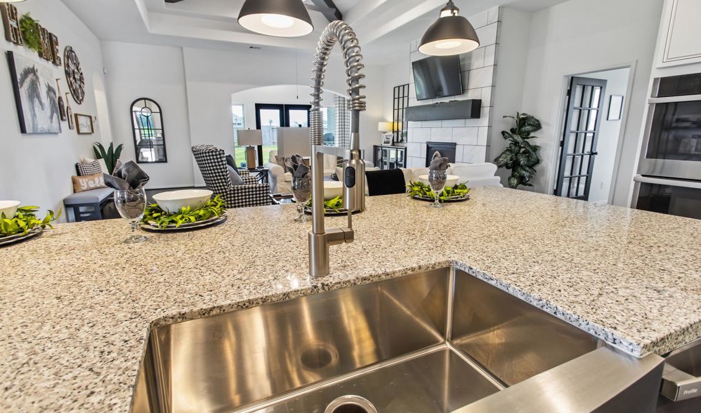 Island in kitchen