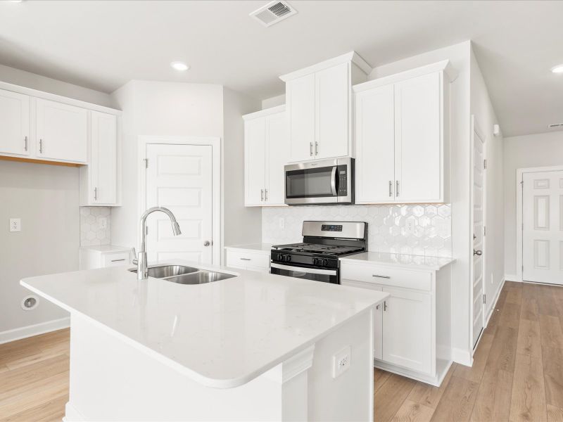 Furnished interior view inside a new home in Valentine Townes, Greer (Image 3).