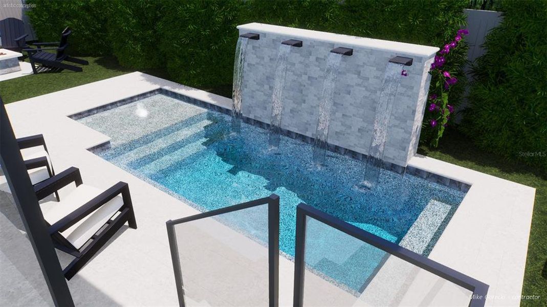 Exterior details and patio area of a home in , Tampa (Image 27).