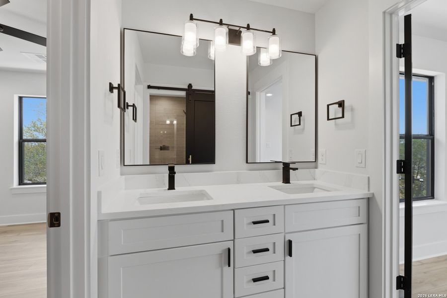 Furnished interior view inside a new home in , Spring Branch (Image 36).