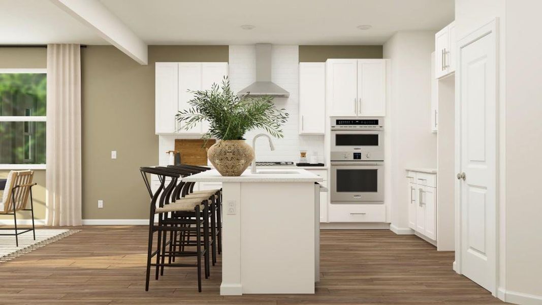 Furnished interior view inside a new home in Timber Ridge: Timber Ridge 42', Douglasville (Image 15).