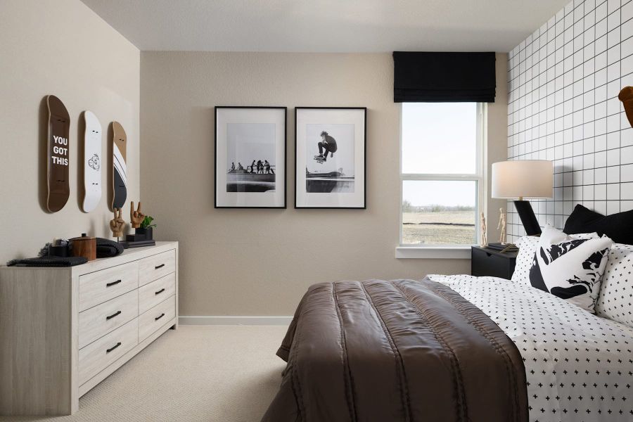 Furnished interior view inside a new home in Flora, Hutto (Image 36).