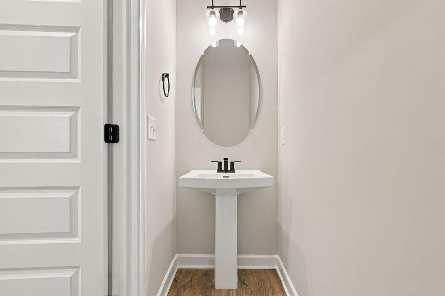 Grayson Powder Room with Modern Finishes