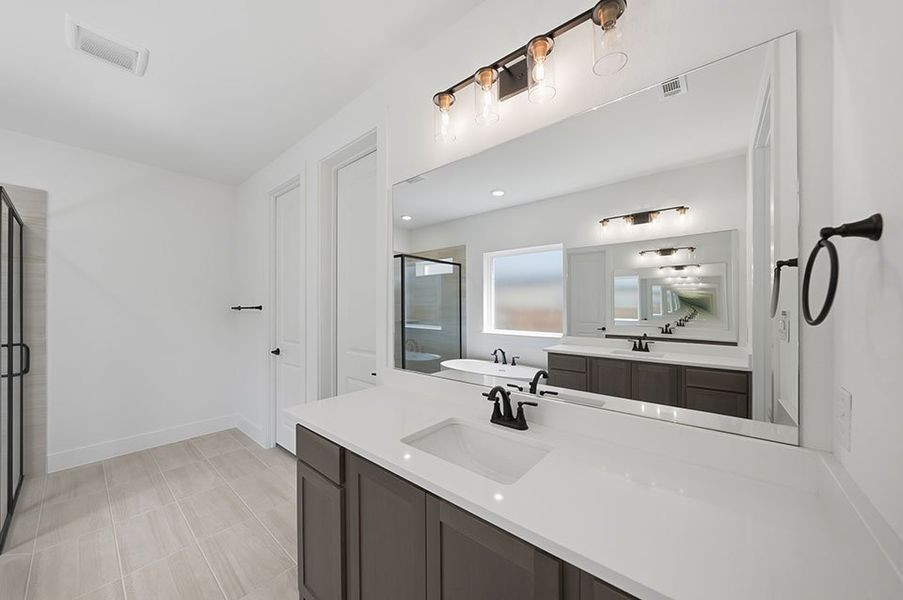 Furnished interior view inside a new home in Tavolo Park, Fort Worth (Image 10).