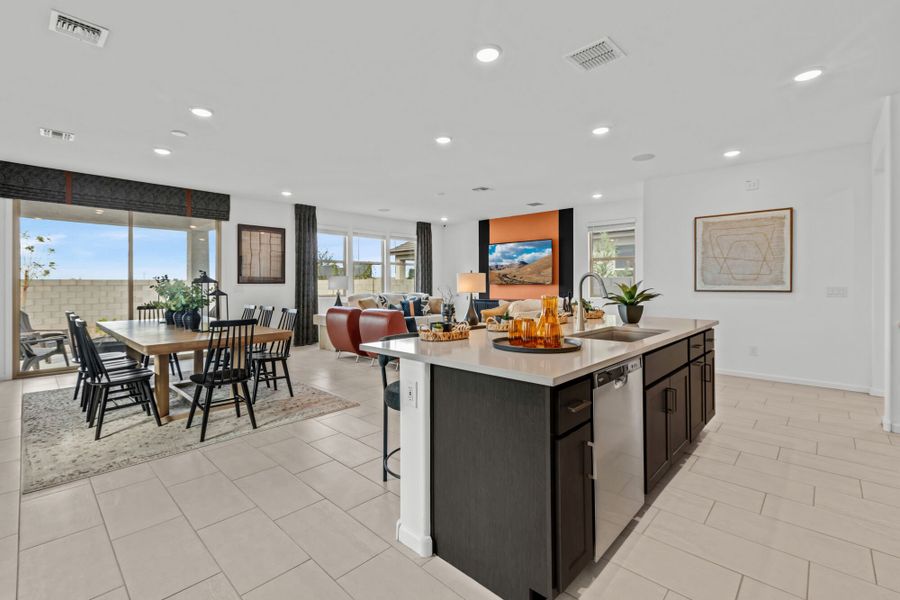 Representative furnished interior of a home built from the Walnut by Mattamy Homes in Blackhawk, Tucson (Image 6).