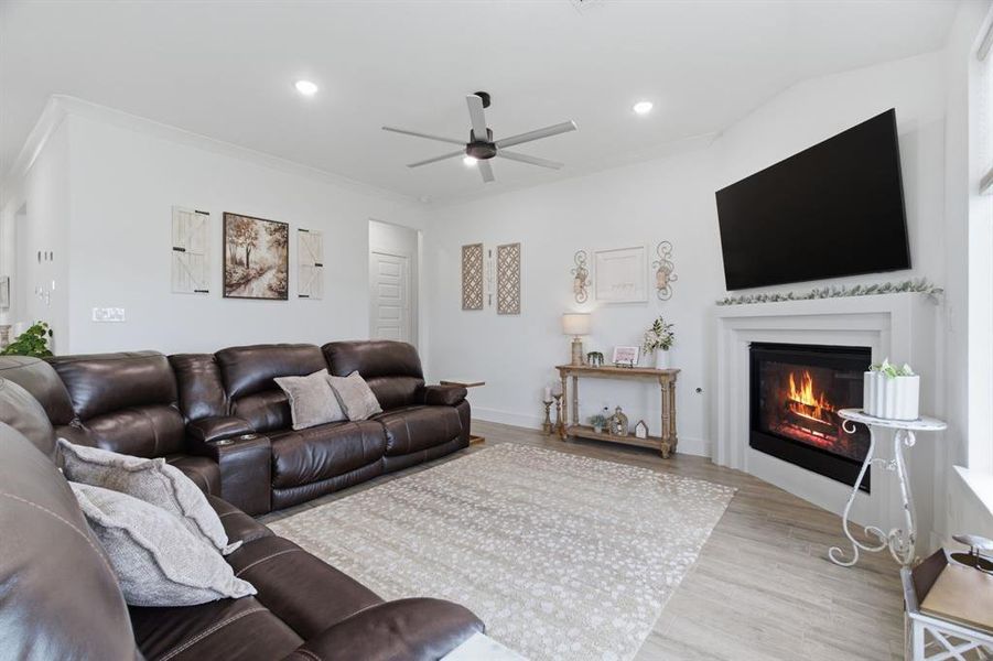 Furnished interior view inside a new home in Gatlin Ranch, Springtown (Image 14).