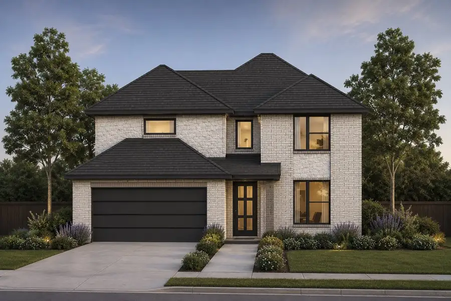 Representative exterior photo of a completed home built from the The Aramis by Lillian Custom Homes in Hickory Hill, Sherman, TX (Image 22). Representative exterior photo of a completed home built from the The Aramis by Lillian Custom Homes in Hickory Hill, Sherman, TX (Image 22).