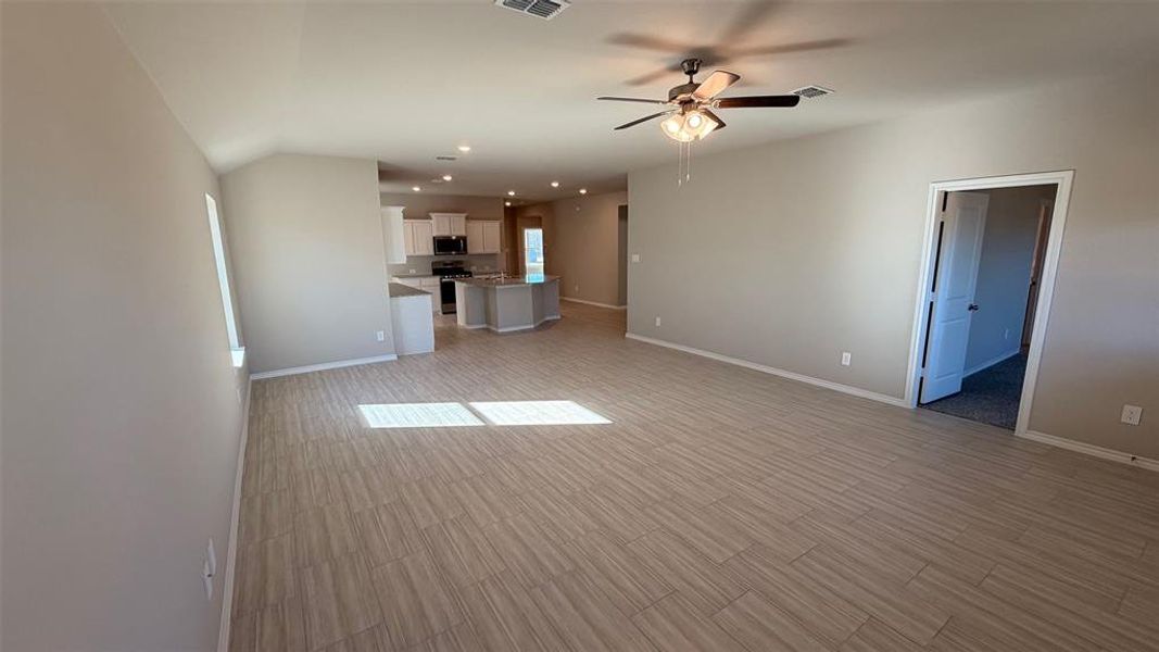 Living Room facing Kitchen