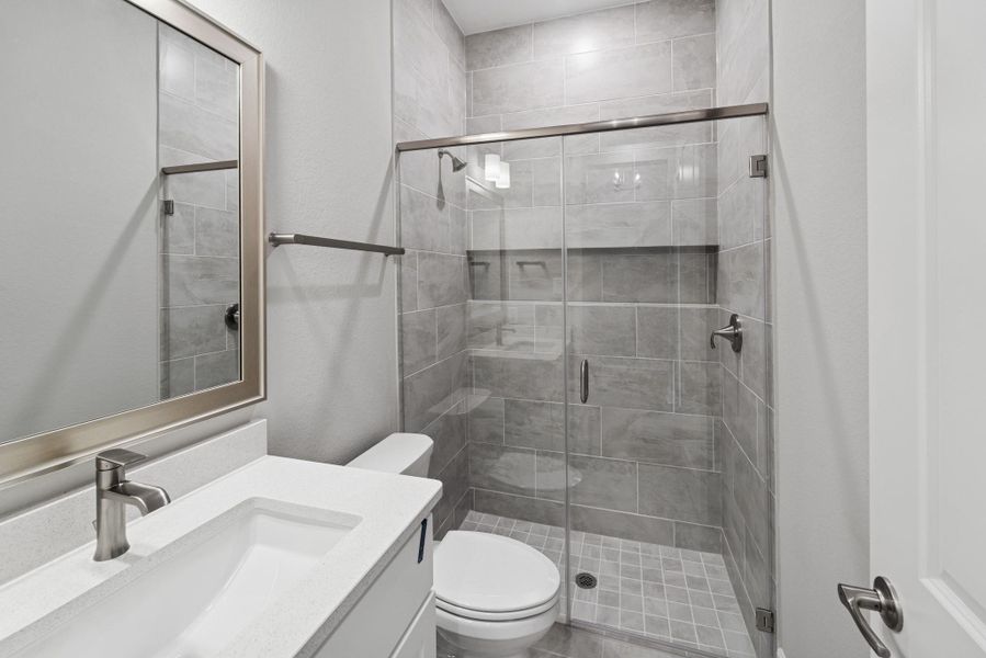 Furnished interior view inside a new home in The Meadows at Imperial Oaks, Conroe (Image 4).