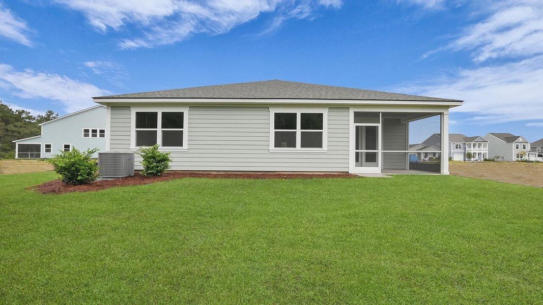 Exterior details and patio area of a home in Sheep Island, Summerville (Image 27).