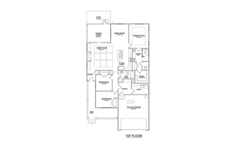 2D floor plan layout of this home in Riverside Cove, Wilmington, NC (Image 4). 2D floor plan layout of this home in Riverside Cove, Wilmington, NC (Image 4).