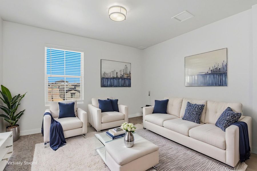 Furnished interior view inside a new home in Emerald Estates, El Paso (Image 12).