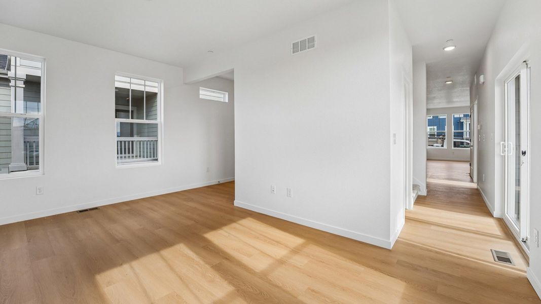Furnished interior view inside a new home in Westerly, Erie (Image 19).