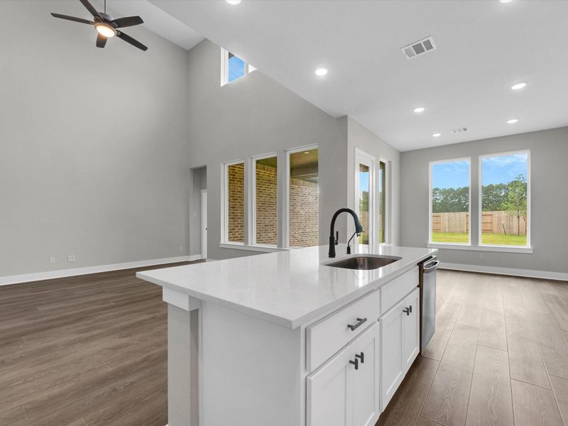 Furnished interior view inside a new home in Clopton Farms, Montgomery (Image 6). Furnished interior view inside a new home in Clopton Farms, Montgomery (Image 6).