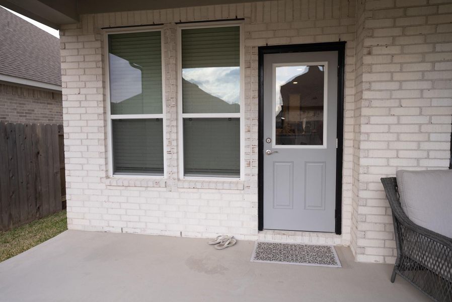 Exterior details and patio area of a home in Sunterra, Katy (Image 30). Exterior details and patio area of a home in Sunterra, Katy (Image 30).
