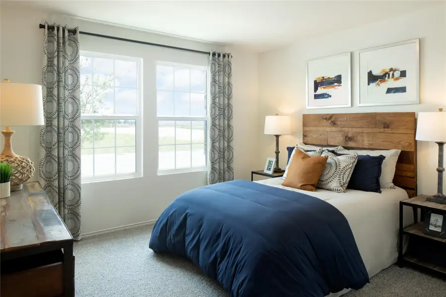 Furnished interior view inside a new home in Woodfield Preserve, Georgetown (Image 8). Furnished interior view inside a new home in Woodfield Preserve, Georgetown (Image 8).