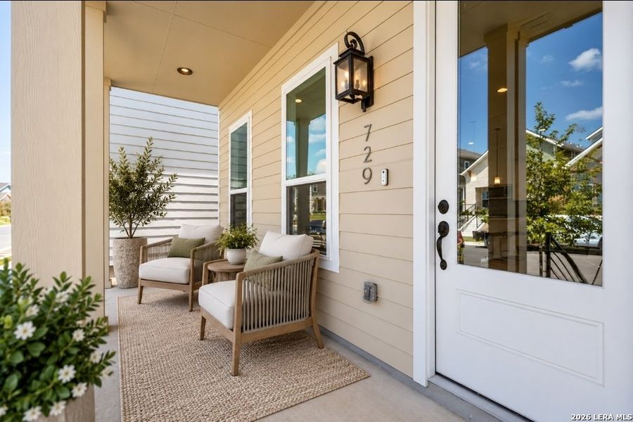 Exterior details and patio area of a home in Town Creek, New Braunfels (Image 29). Exterior details and patio area of a home in Town Creek, New Braunfels (Image 29).