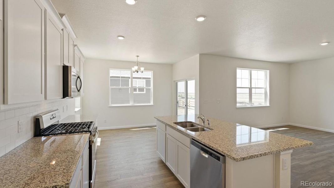Furnished interior view inside a new home in Prairie Song, Windsor (Image 4).