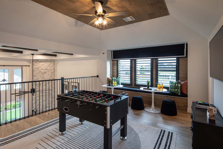 Representative Game Room - some options shown
