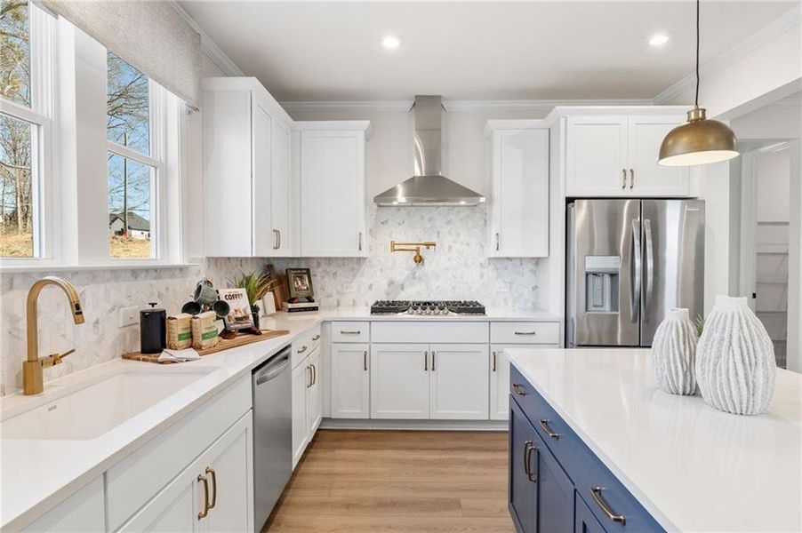 Furnished interior view inside a new home in Fern Hollow, Buford (Image 8).