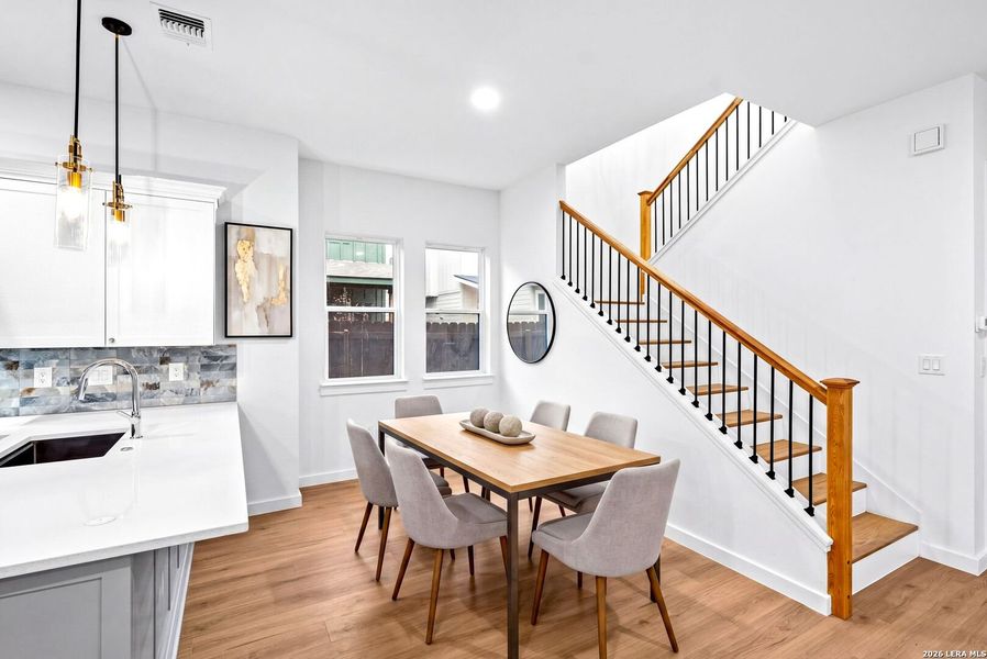 Furnished interior view inside a new home in , San Antonio (Image 10).