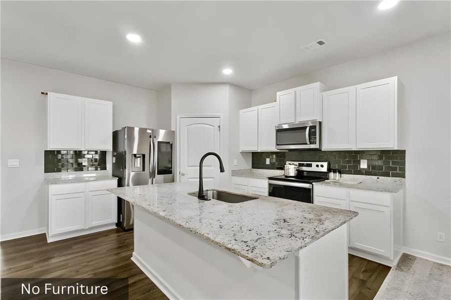 Furnished interior view inside a new home in , Dawsonville (Image 49).