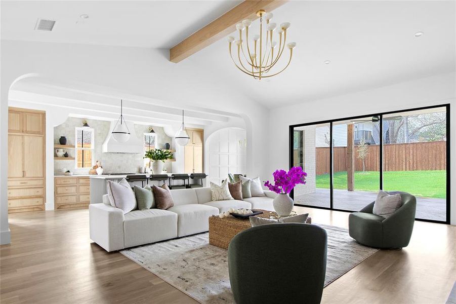 Furnished interior view inside a new home in , Dallas (Image 13).