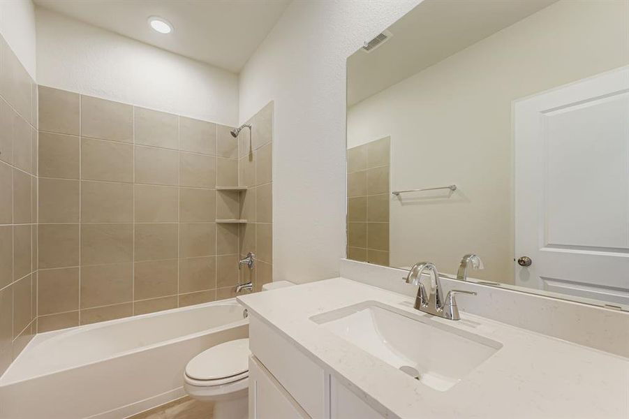 Furnished interior view inside a new home in MiraVerde, Crowley (Image 10).