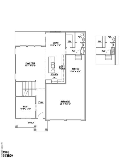 Plan C405 1st floor