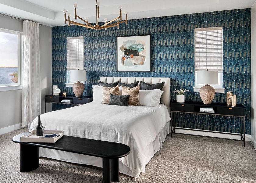 Representative furnished interior of a home built from the Steamboat by Taylor Morrison in Parterre Destination Collection, Thornton (Image 23).