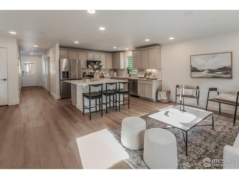 Furnished interior view inside a new home in , Fort Collins (Image 16).