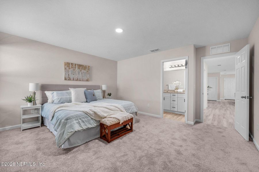 Furnished interior view inside a new home in , Jacksonville (Image 28).