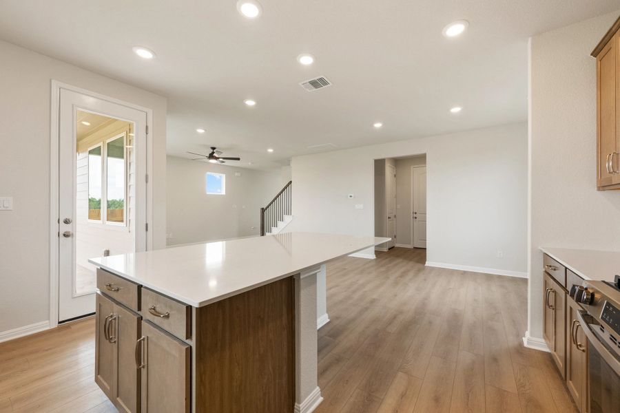 Furnished interior view inside a new home in The Cottages at La Cima, San Marcos (Image 12).