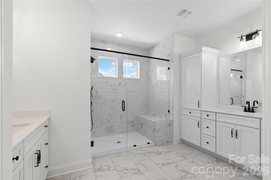 Furnished interior view inside a new home in , Hickory (Image 7).