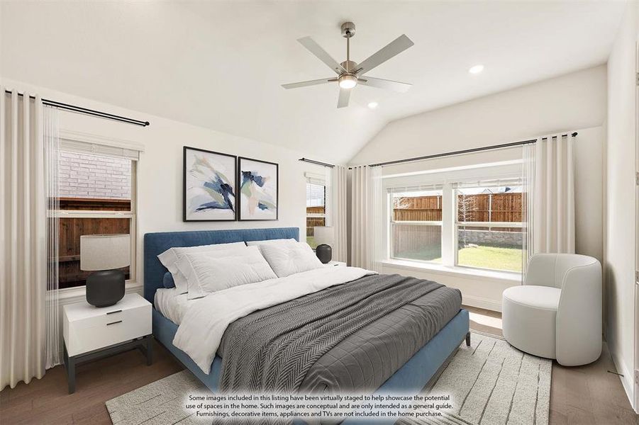 Furnished interior view inside a new home in Creekview Meadows, Pilot Point (Image 8).