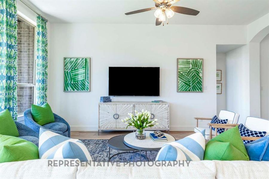 Furnished interior view inside a new home in , Royse City (Image 12). Furnished interior view inside a new home in , Royse City (Image 12).
