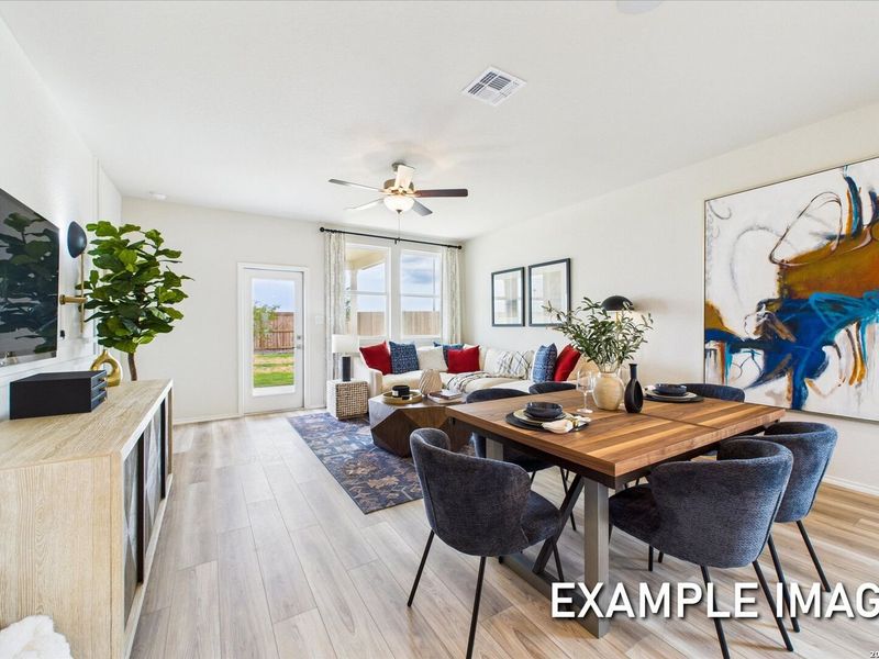 Furnished interior view inside a new home in Agave, San Antonio (Image 15).