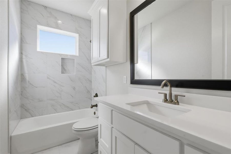 Furnished interior view inside a new home in Aledo Heights - Aledo ISD, Aledo (Image 5).