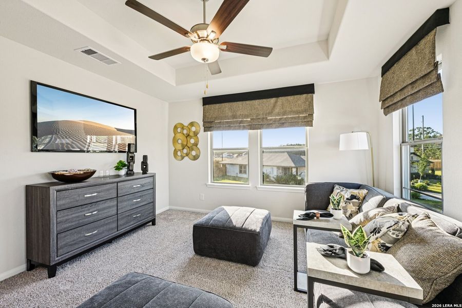 Furnished interior view inside a new home in Red Hawk Landing, San Antonio (Image 8).