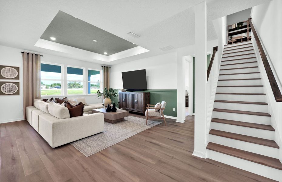 Representative furnished interior of a home built from the Whitestone by Pulte Homes in Joseph Oaks, Jacksonville (Image 23).
