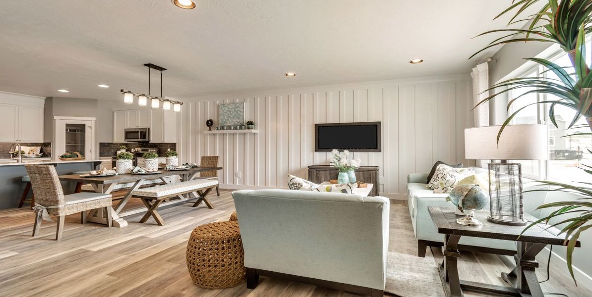 Furnished interior view inside a new home in , Salem (Image 3).