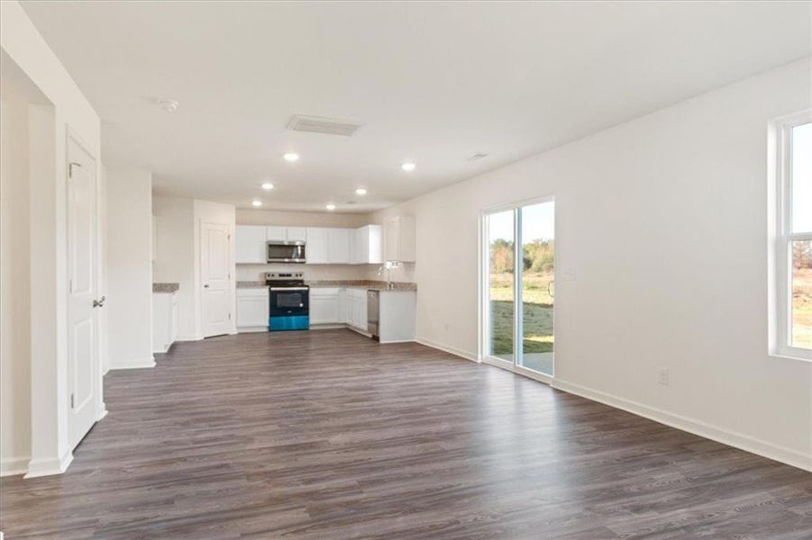 Spacious, unfurnished interior of a new home in The Ridge at Twin Rivers, Covington (Image 14). Spacious, unfurnished interior of a new home in The Ridge at Twin Rivers, Covington (Image 14).